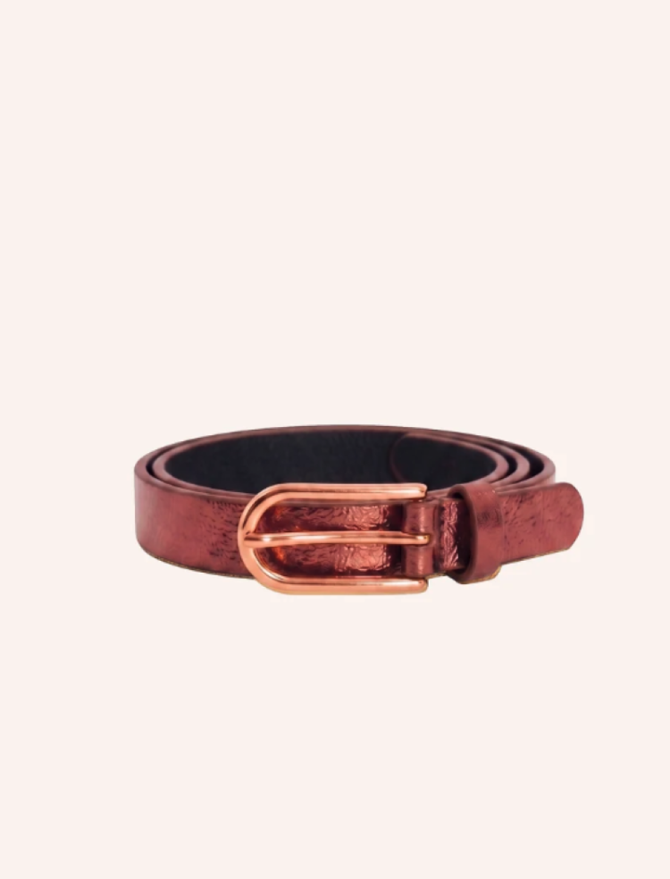Lovi metallic belt 758 copper