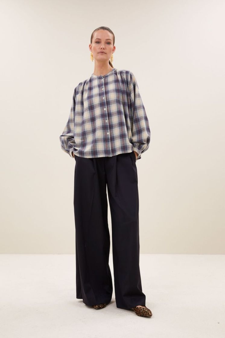 Nyka Tokyo Check blouse Tokyo Check