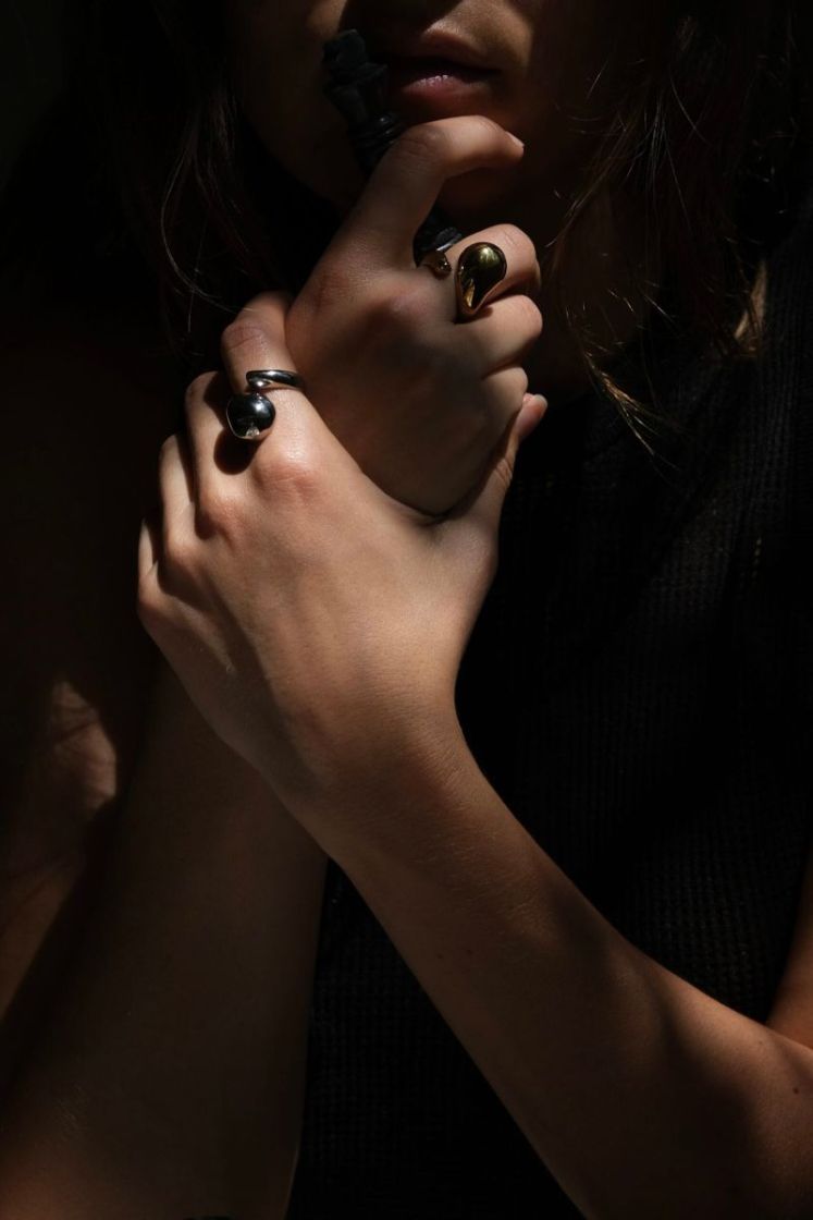 Liquefy ring Silver