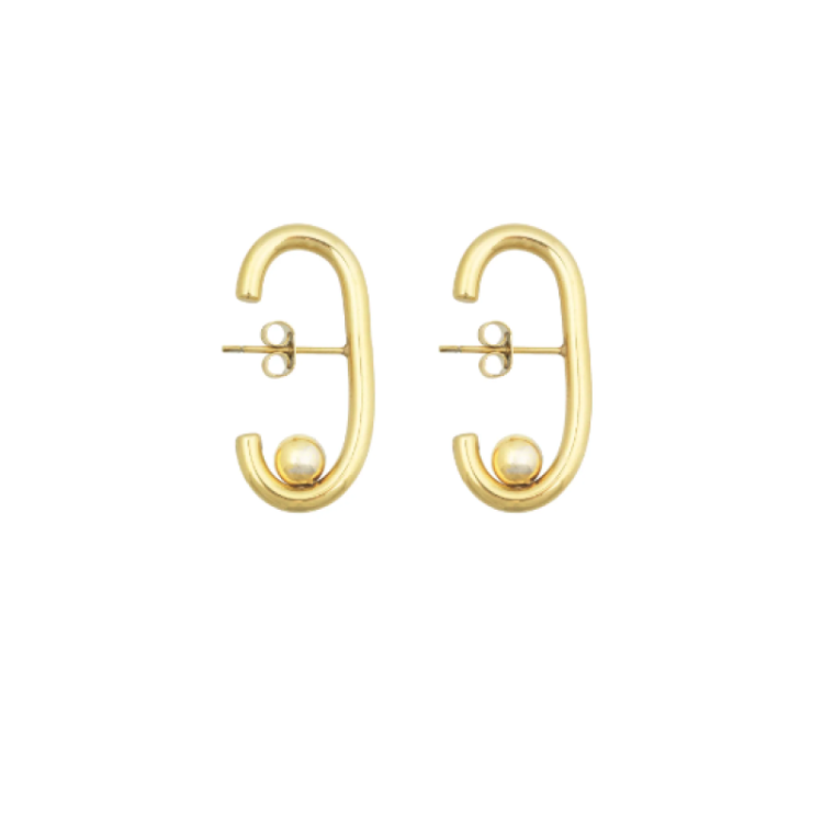 Fuse Earrings gold