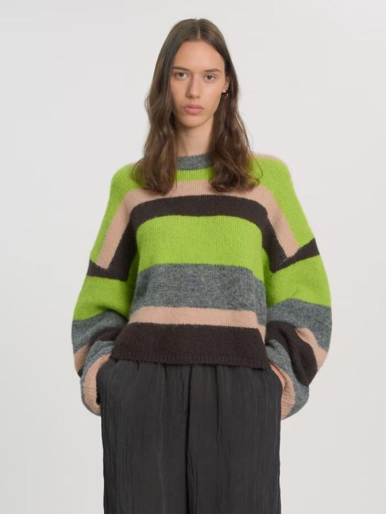 Lainey jumper multi stripe