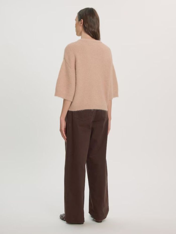 Oline knit T-shirt rose dust