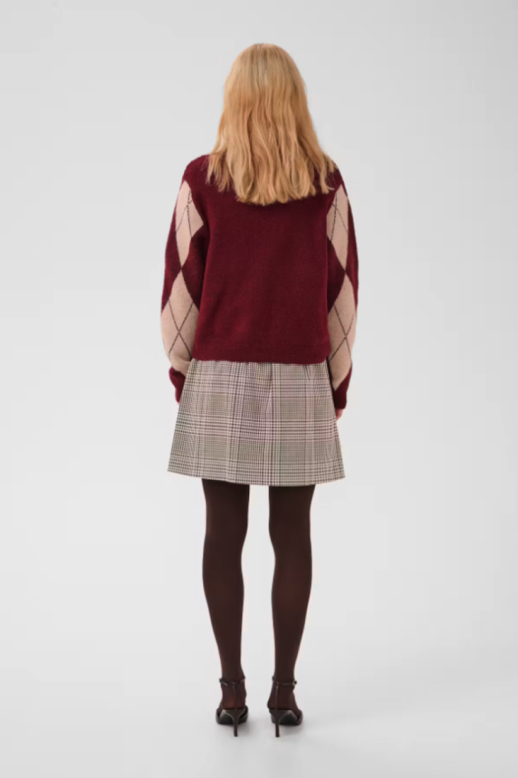 Cubirsen skirt black check