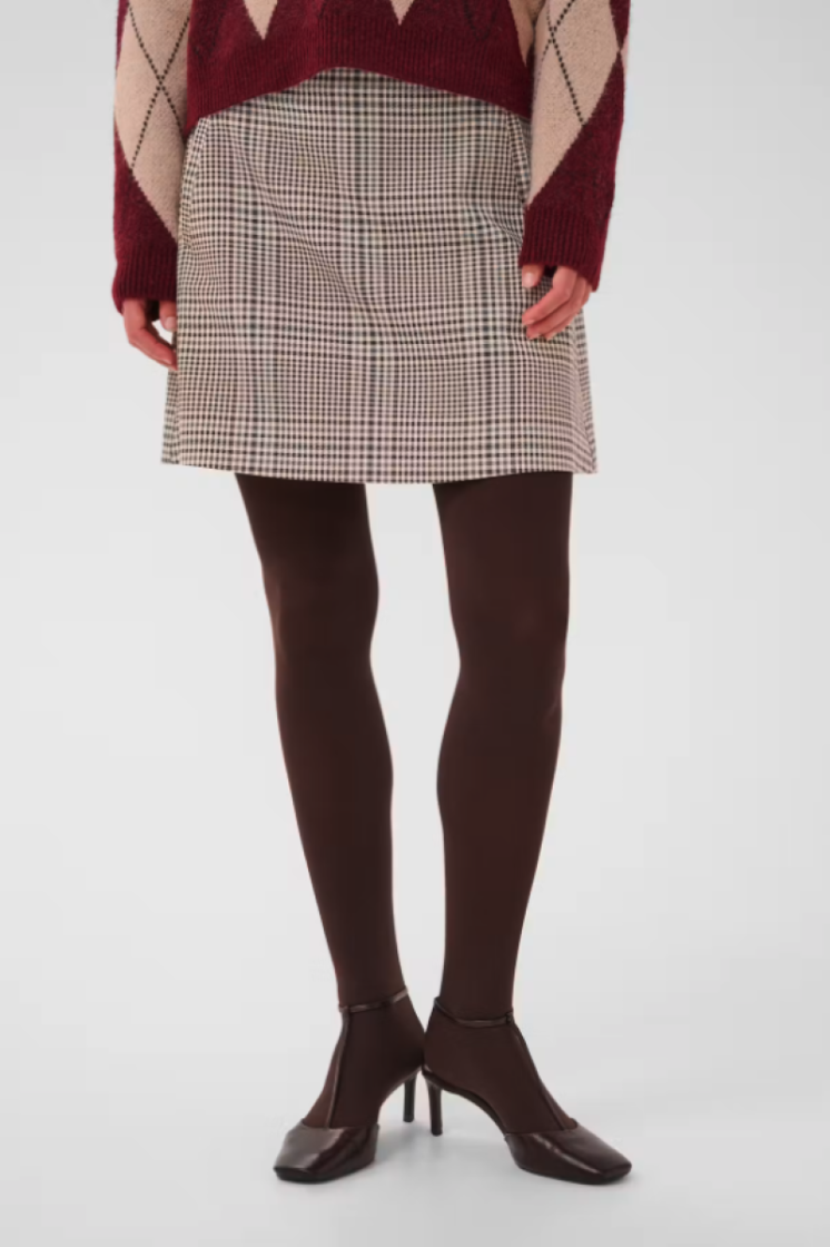 Cubirsen skirt black check
