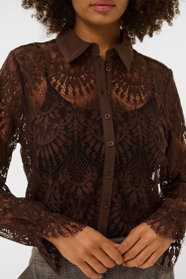 CUarto Okram Shirt Coffe bean